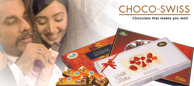 Offers Chocolates, Nut Chocolates, Soft Center Chocolates in Variety of Flavors.