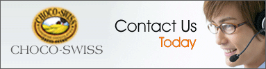 Contact Choco-Swiss for Buying Chocolates, Customized Chocolates for Corporate Gifts.